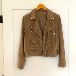 Faux Suede Bomber jacket